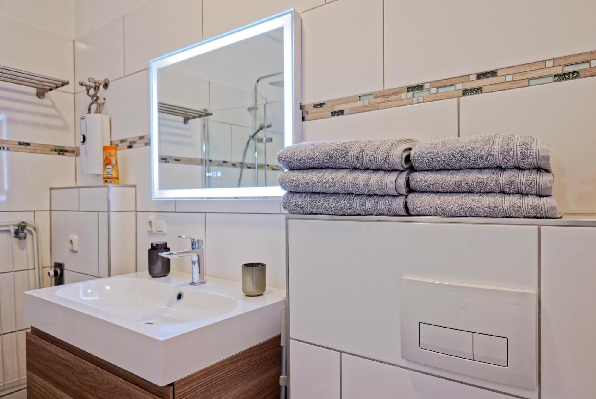 Modern Family Apartment In Bamberg Bagian luar foto